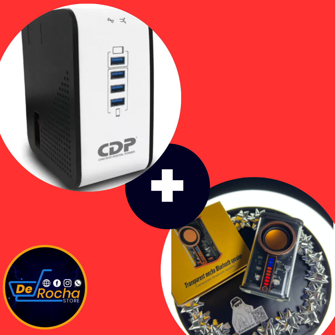 combo regulador voltaje+parlante new